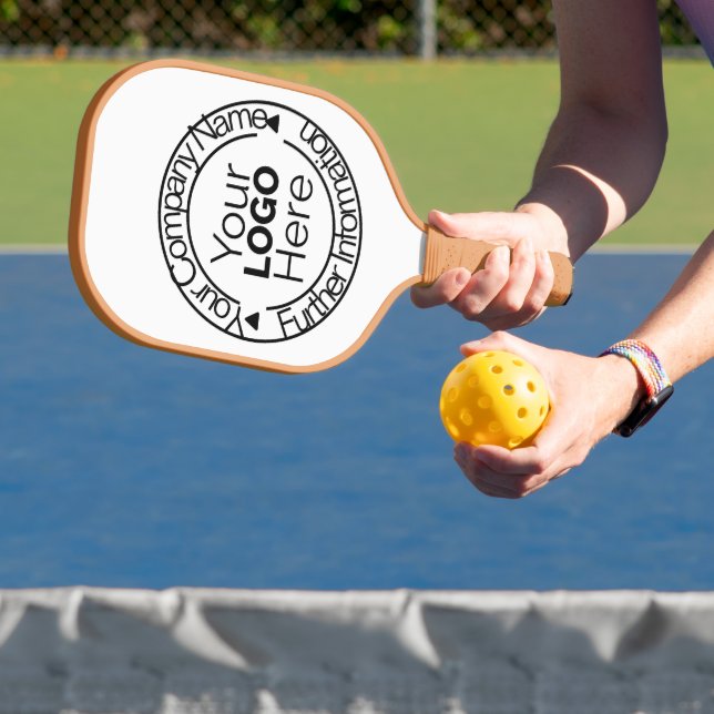 Custom Company Logo Pickleball Paddle (Insitu)