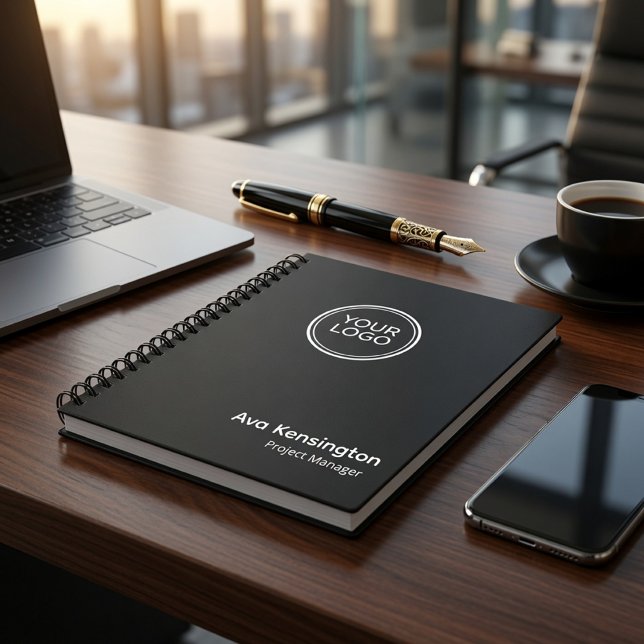 Custom Company Logo Professional Personalized  Notebook (Creator Uploaded)