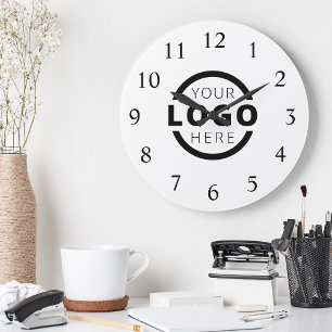 Custom Company Logo Promotional Branded Round Clock