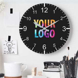 Custom Company Logo Promotional Branded Round Clock