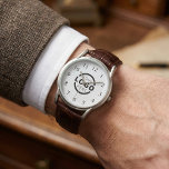 Custom Company Logo Promotional Branded Watch<br><div class="desc">Add your custom business corporate logo to create a unique wrist watch. Makes a great promotional giveaway or corporate gift for customers, vendors, employees or other special people. Choose from different types of watches like stainless steel. No minimum quantity, no setup fees.</div>