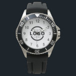 Custom Company Logo Promotional Branded Watch<br><div class="desc">Add your custom business corporate logo to create a unique wrist watch. Makes a great promotional giveaway or corporate gift for customers,  vendors,  employees or other special people. Choose from different types of watches like stainless steel. No minimum quantity,  no setup fees.</div>