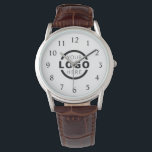 Custom Company Logo Promotional Branded Watch<br><div class="desc">Add your custom business corporate logo to create a unique wrist watch. Makes a great promotional giveaway or corporate gift for customers,  vendors,  employees or other special people. Choose from different types of watches like stainless steel. No minimum quantity,  no setup fees.</div>