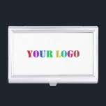 Custom Company Logo Promotional Business Card Case<br><div class="desc">Custom Colours - Personalized Business Card Cases with Your Company Logo or Photo / QR Code or Text Promotional Business Card case Gift - Add Your Logo / Image - or QR Code - Photo / or Text / Information - Resize and move elements with Customization tool. Choose / add...</div>