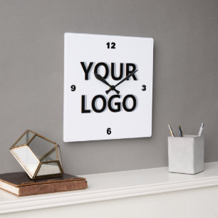 Custom Company Logo Promotional Business Clock