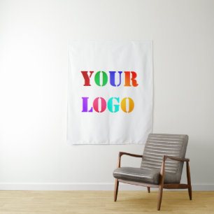 Custom Company Logo Promotional Business Tapestry