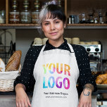 Custom Company Logo Promotional Uniform Standard Apron<br><div class="desc">Easily personalize this custom apron with your own company logo. Promotional aprons custom branded with your business logo can be a uniform for employees, wait staff, and workshops, or promotional giveaways for customers. This apron with pocket is ideal for a catering company, chef, restaurant, bakery, grocery store owner, paint shop,...</div>