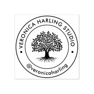 Custom Company Logo Rubber Stamp – Design 