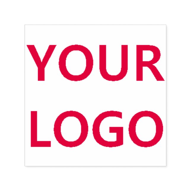 Custom Company Logo Self-inking Stamp Template (Design)