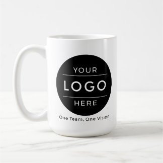 Custom Company Logo & Slogan Bulk Business Coffee Mug
