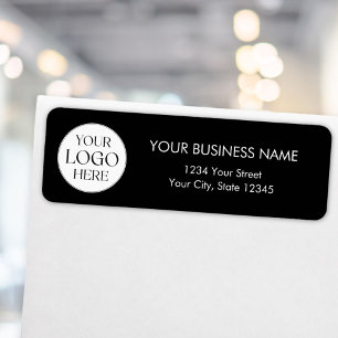Custom Company Logo Small Business Return Address