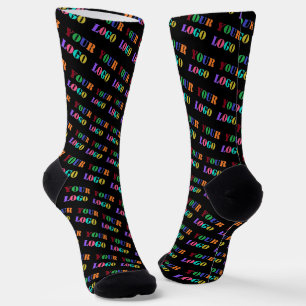 Custom Company Logo Socks - Choose Colour