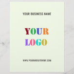 Custom Company Logo Text Business Promotion Flyer<br><div class="desc">Custom Colours and Font - Your Logo and Text Promotional Business Personalized Flyers - Add Your Logo / Image and Text / Information - Resize and move elements with Customization tool. Choose / add your favourite colours / font / size ! Please use your logo - image that does not...</div>