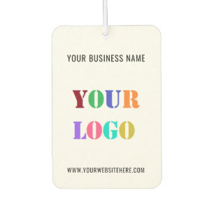 Custom Company Logo Text Promotional Air Freshener