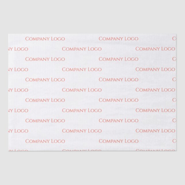 Custom Company Logo  Tissue Paper (Front)