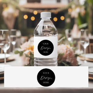 Custom Company Logo Wedding Business Personalized Water Bottle Label