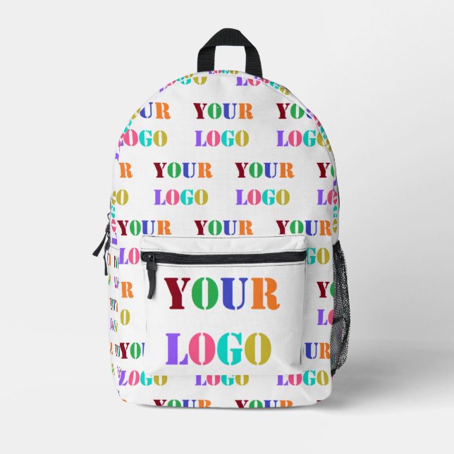 Custom Company Logo Your Business Backpack (Front)