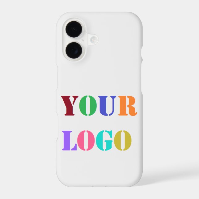 Custom Company Logo Your Business iPhone Case (Back)