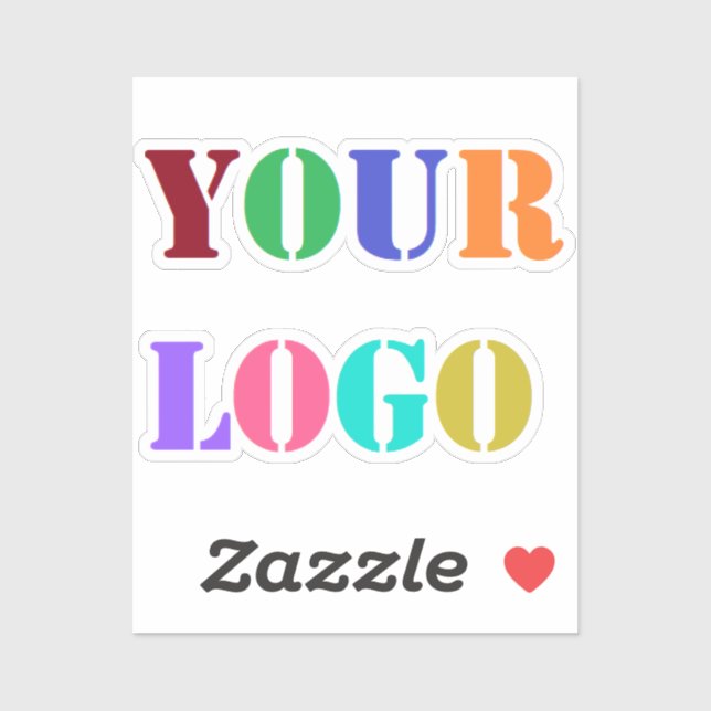 Custom Company Logo Your Business Sticker (Sheet)