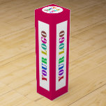 Custom Company Logo Your Business Wine Gift Boxes<br><div class="desc">Custom Colours - Wine Box with Your Company Logo Business Promotional Personalized Gift Boxes - Make Unique Your Own Design - Add Your Logo / Image or QR Code - Photo / or Text / more - Resize and move or remove and add elements / image with Customization tool. Choose...</div>