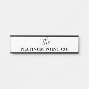 Custom Company Name Logo door sign