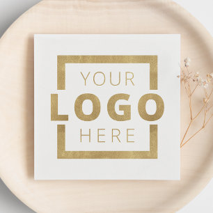 Custom Company Promotional Business Logo Branded Napkin