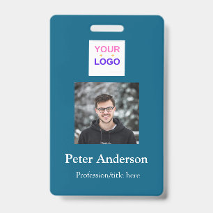 Custom company store business employee  badge