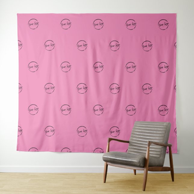 Custom company trade show business logo tapestry (In Situ (Horizontal))