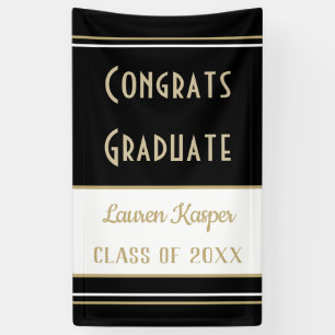 Custom Congrats grad vertical banner