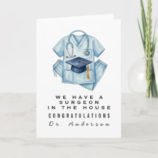 Custom Congratulations for Doctor, Nurse Card