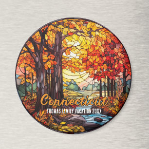 Custom Connecticut Vacation Souvenir  Magnet