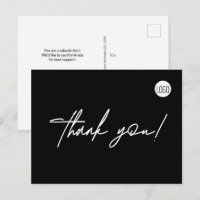 Custom Construction Business Logo Simple thank you