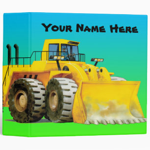 Custom Construction Digger Binder