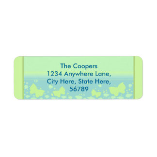 Custom Contemporary Return Address Labels