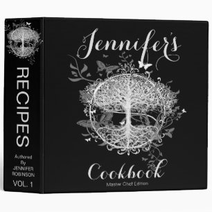 Custom Cookbook for Recipes 3 Ring Binder