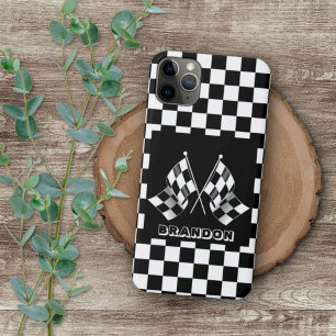 Custom Cool Chequered Flag iPhone 11Pro Max Case
