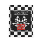 Custom Cool Fun Black White Chequered Flag Pattern