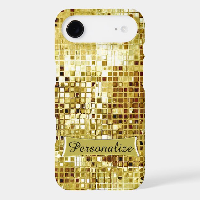 Custom Cool Gold Sequins Look Samsung S5 Case (Back)