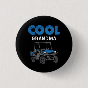 Custom Cool Grandma Proud Family Matching 1 Inch Round Button