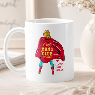Custom "Cool Mom´s Club" Mug Custom Kids Names