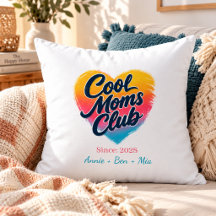 Custom "Cool Moms Club" Heart