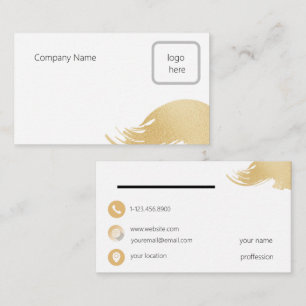 custom cool simple clean layout business card