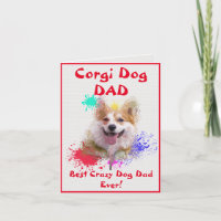 Custom Corgi Dad Dog Best Crazy Dog Dad Digital