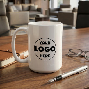 Custom Corporate Branding with Company Logo  Coffee Mug