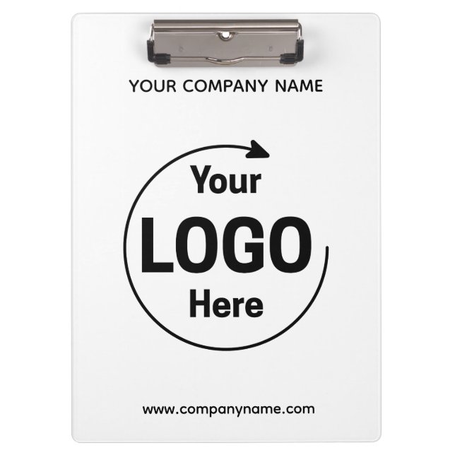 Custom Corporate Business Logo  Clipboard (Front)