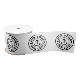 Custom Corporate Business Logo Marketing Promotion Satin Ribbon