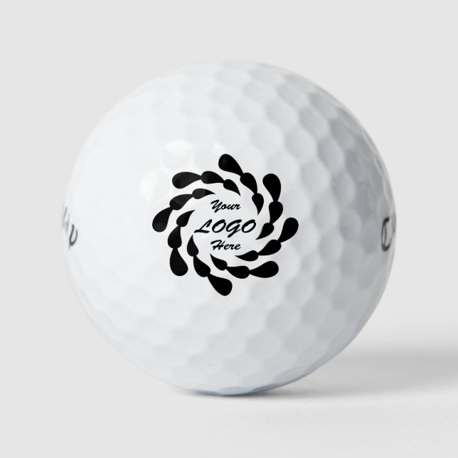 Custom Corporate Business Logo Personalized Golf Balls (Front)