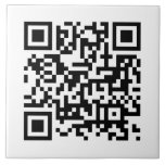 Custom Corporate Business QR Code Template Large Tile<br><div class="desc">Custom Corporate Company Business QR Code Template Home Décor / Home Accents / Decorative Tiles Large Ceramic Tile.</div>