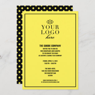 Custom Corporate Company Event   Party Invitation