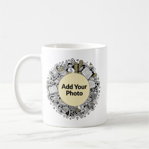 ​Custom Corporate Logo Finance  Accounting Doodle  Coffee Mug